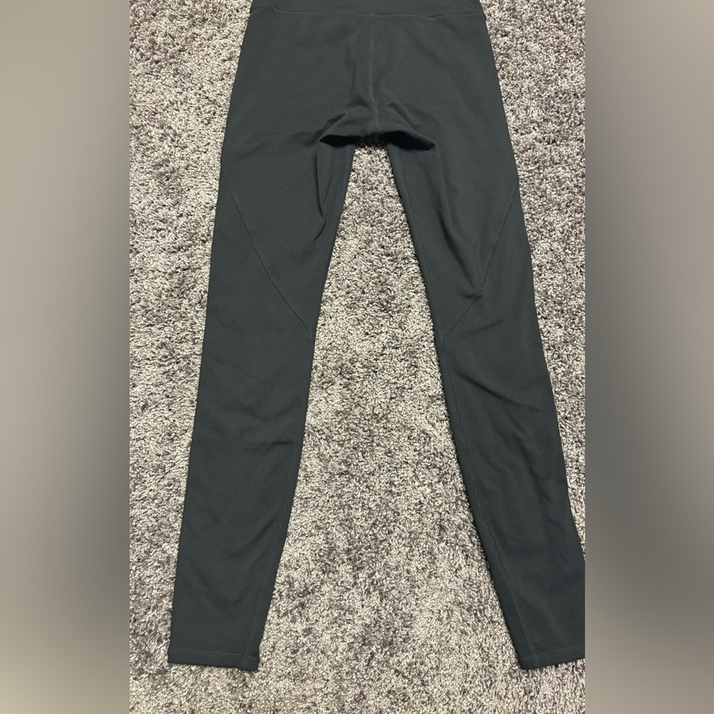 ATHLETA Black LEGGINGS with Gold Zipper side, Size X- SMALL - Picture 11 of 14